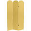 6 Ft. Classic Arch Velvet Room Divider Blue 3 Panel-327438968