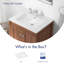 Lavabo en porcelaine vitrifiée blanche l 24 po x P 18 po Tucson (lavabo seulement, sans meuble-lavabo)-97969485