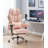 Pink 400 Lbs Heavy-Duty Gaming Chair With Raised Backrest, 3D Saddle Seat, Ergonomic Lumbar Support, And Footrest Backrest.-1910951743