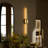 Brynie Iron Metal LED Hardwired Semi Flush Mounted Sconce-760263718-768388036