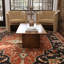 Tapis rouge / brun Oaklynn-208784987