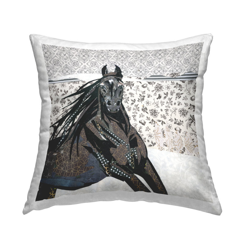 Floral Throw Pillow