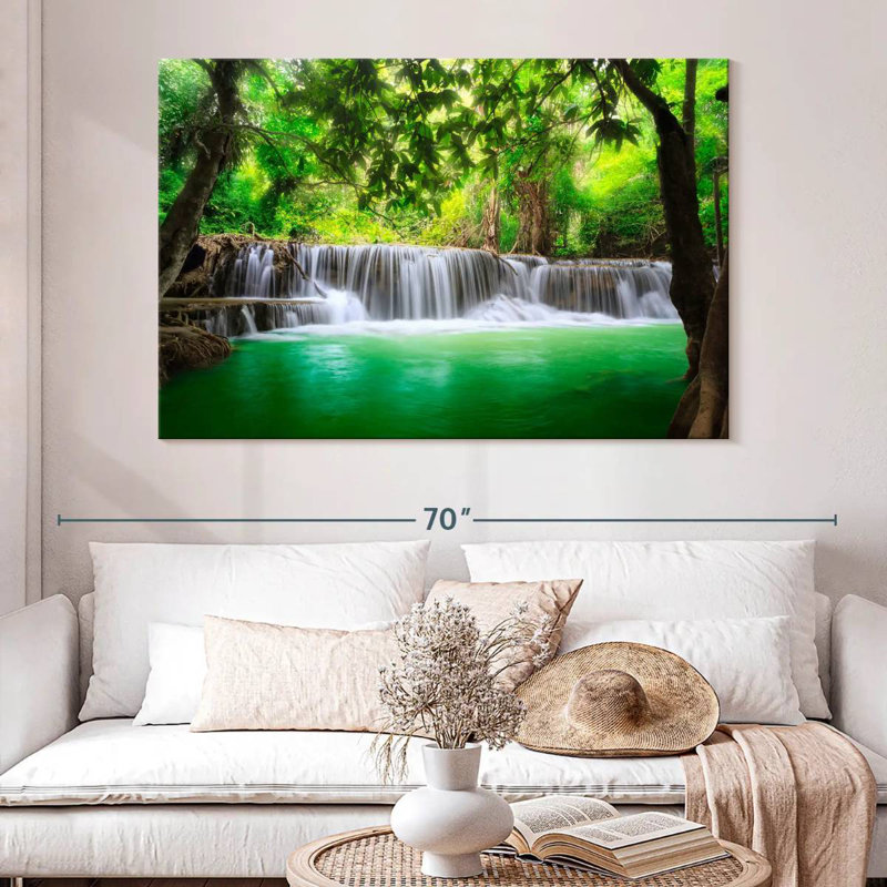 Alvord Huay Mae Khamin Waterfall, 34" H x 51" W