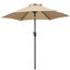 Parasol de marché 7,5 'avec inclinaison et manivelle - beige-1434130479-1392166004