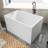 43.3'' x 27.6'' Soaking Acrylic Bathtub