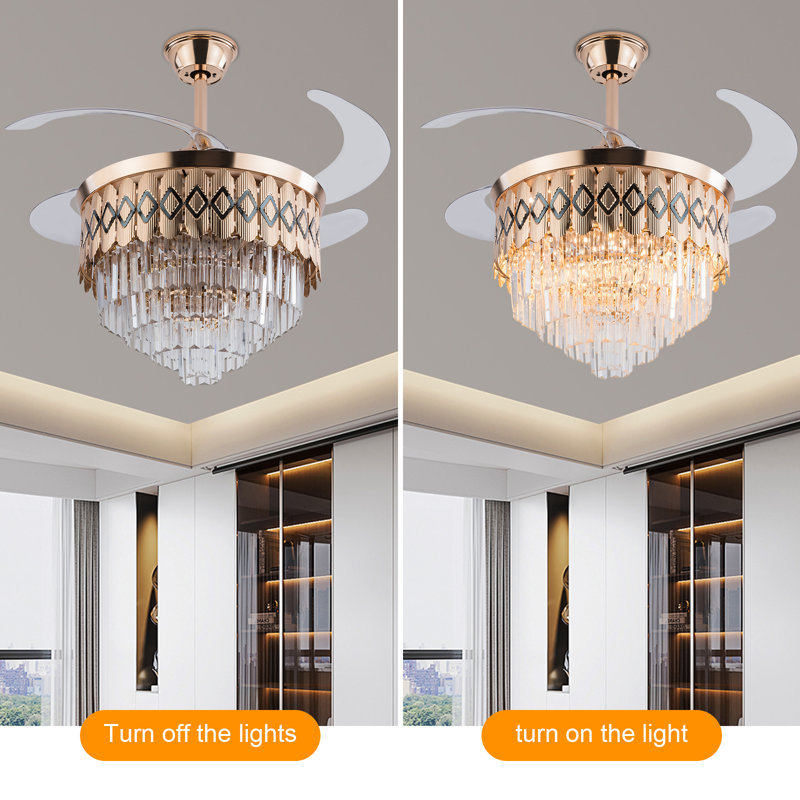 42In Ceiling Fan With Led Light