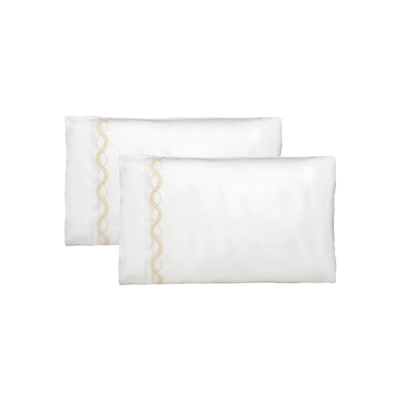 Diana Embroidery By DEA Sateen Pillow Case, King Pillow Case