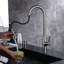 Robinet de cuisine à poignée simple pull down-70003985