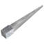 Mood Dakota Fields Silver Metal Post Kit / System for Fence Panels
