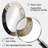 Black Gold Adorned Poteries VII - Abstract Oval Decorative Mirror On Metal-1905785394