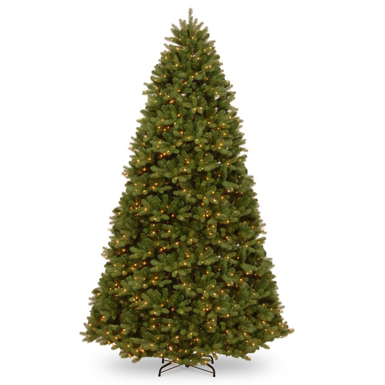 Newberry Green Realistic Artificial Spruce Christmas Tree with 1200 LED Color Changing/CombinationLights