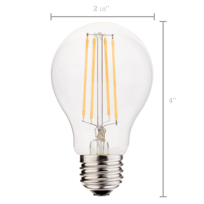 6 W (équivalent à 60 watts), ampoule DEL A19 à intensité variable blanc chaud