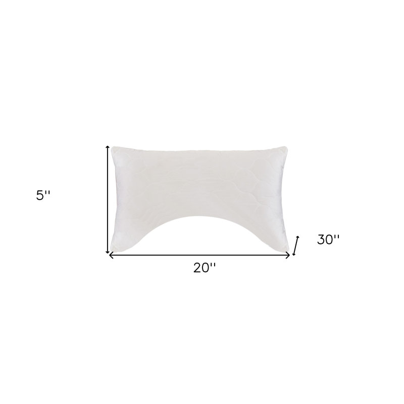 Oreiller ergonomique hypoallergénique en coton