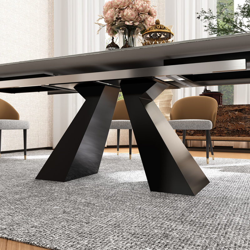 Ensemble repas 9 pièces Karus, Gris, Orange