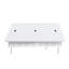 Table basse à plateau relevable moderne avec tiroirs, table centrale pliable à hauteur réglable, compartiment de rangement dissimulé pour le salon