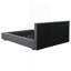 Lit plateforme tapissier Weselyn
