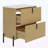30-Inch Bathroom Vanity with Ceramic Sink,Fluted Design,and Soft-Close Full-Extension Drawers-1339738737