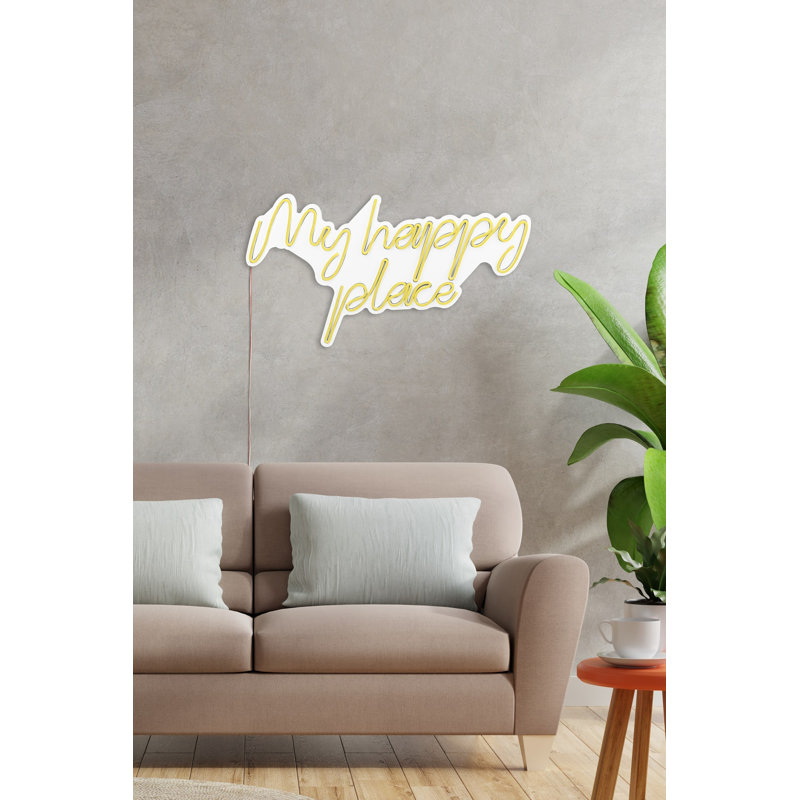 Bande lumineuse néon flexible et imperméable à DEL, jaune, 21,7 po x 12,2 po x 0,8 po | Gabarit en mousse de PVC durable, 12 V CC, 350 lumens, 4200 K | Parfait pour la décoration intérieure, les fêtes et les événements, l'installation facile et la conception polyvalente