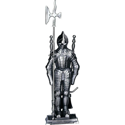 Ensemble d’outils ficeplace 4 pièces étain