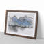 Rocky Mountains in Alaska in Abstract - Picture Frame Graphic Art Print-55762669-55762667
