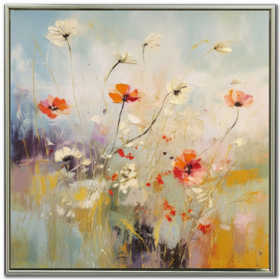 Art mural sur toile Blooms In The Meadow II