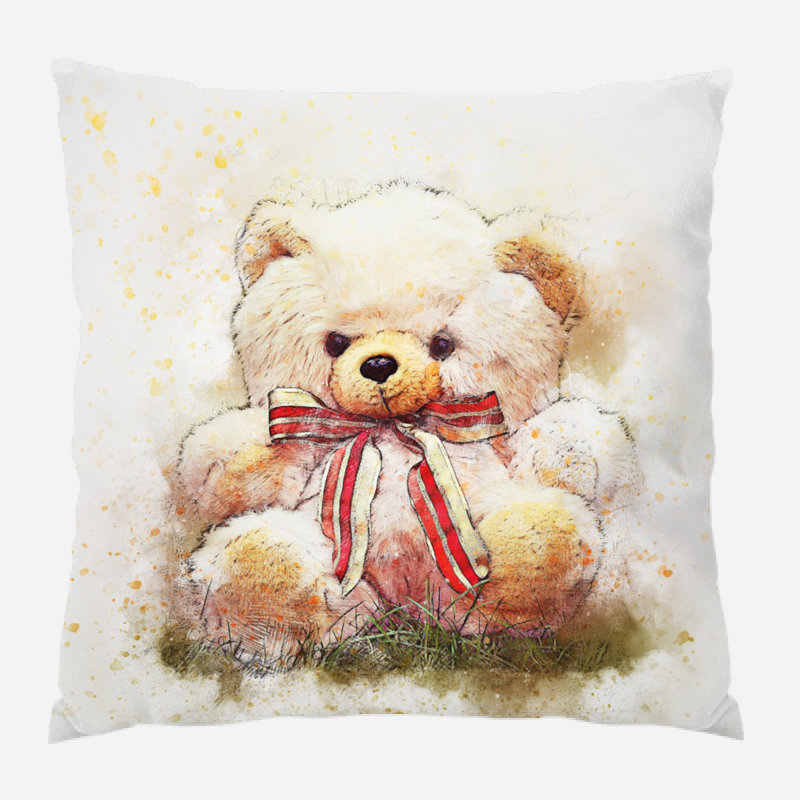 Coussin teddy Rhoads, Microsuède, Intérieur