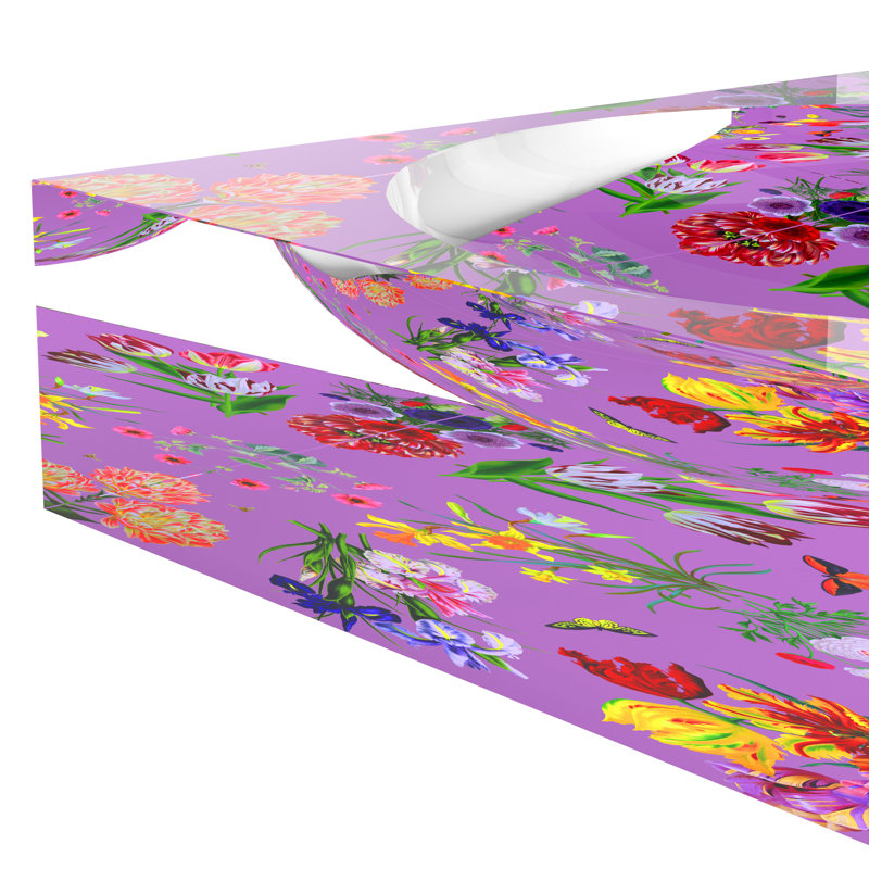 Plat à chat Flora Fauna Orchid, L 8 po x P 8 po x H 2 po