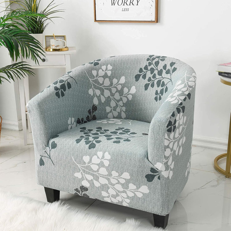 Housse pour fauteuil club Housse pour fauteuil tubulaire extensible Housse pour canapé Housse de protection pour meubles de salon