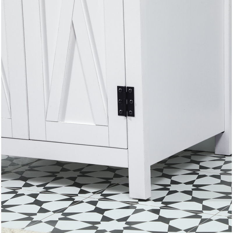 Ensemble de meuble-lavabo simple 24 po Slayton, Blanc