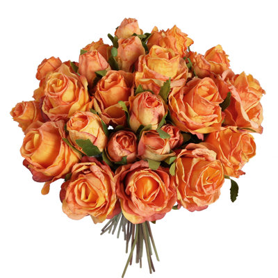 2 bouquets de roses, fleurs artificielles, roses séchées avec tiges, fleurs rétro, roses artificielles, fausses fleurs pour mariage