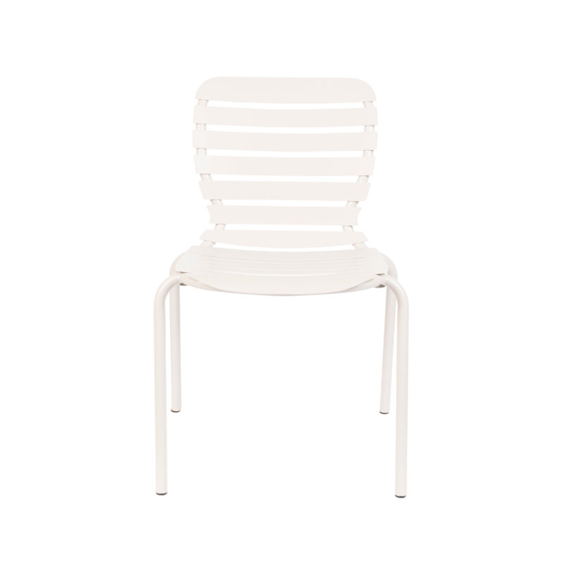 Chaise d'appoint de patio, Blanc