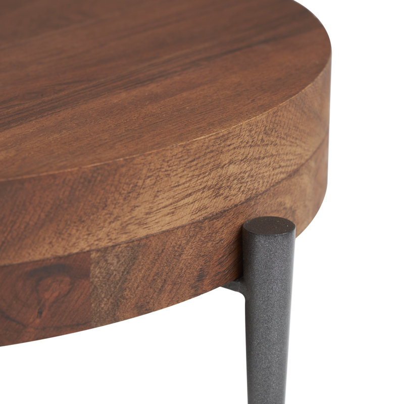 Plateau Otley, Brun / Noir, H 4,25 po x l 11,95 po x P 12,45 po