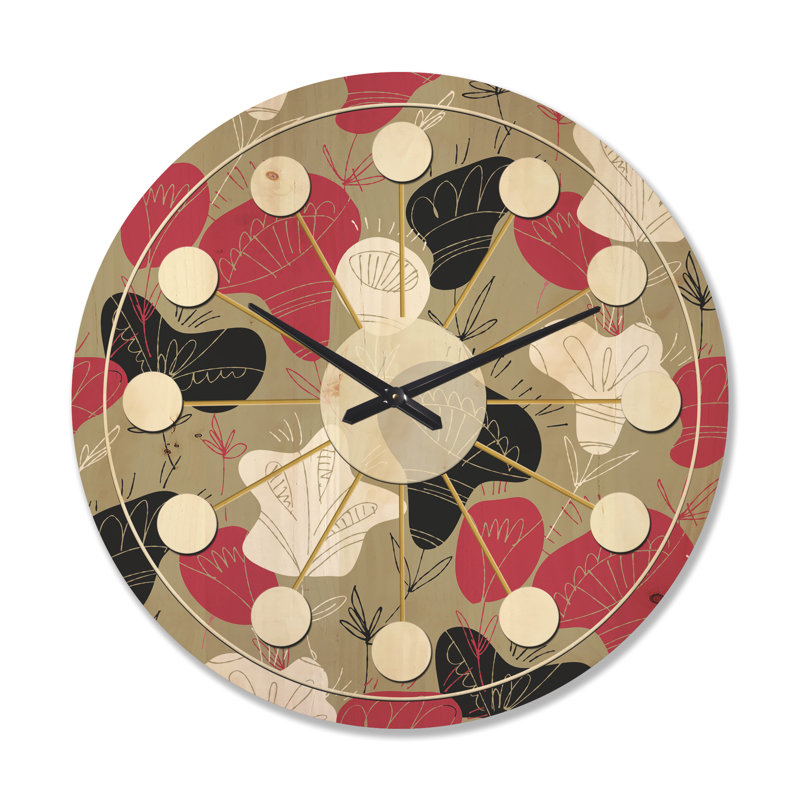 Horloge murale Folk, Très grand