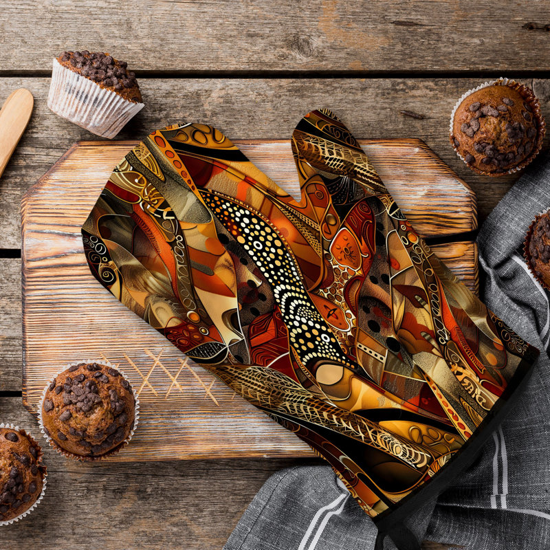 Glossy Threads Oven Mitt Cotton Twill