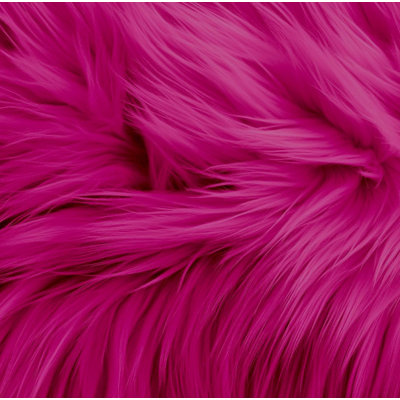Fausse fourrure (demi-cour) - Tissu en peluche artisanal