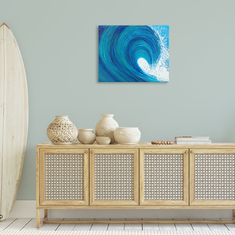 «Swirling Ocean Wave» par Megan Morris, H 24 po x l 30 po
