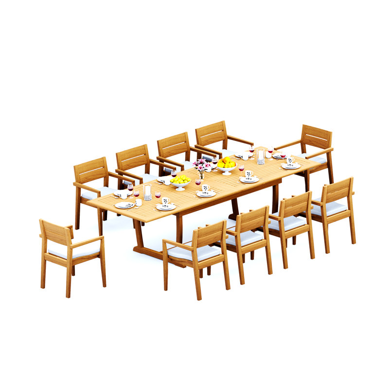 Ensemble de salle à manger 11 pièces teck Fillmore
