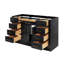 Base de meuble-lavabo simple en bois massif 54 po Osoria-121091429