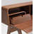 Minimalist Solid Wood Writing Desk with Built In Storage