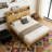 Full Extra Long(Full XL) Size bed frame with storage headboard, built-in charging station-735050955