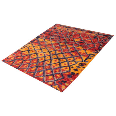 Tapis unique en laine noué à la main 7 pi 7 po x 10 pi 2 po nouvel âge Adamo
