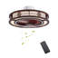 Ventilateur de plafond cage à 5 pales Evamae avec ensemble d'éclairage inclus-1134760290