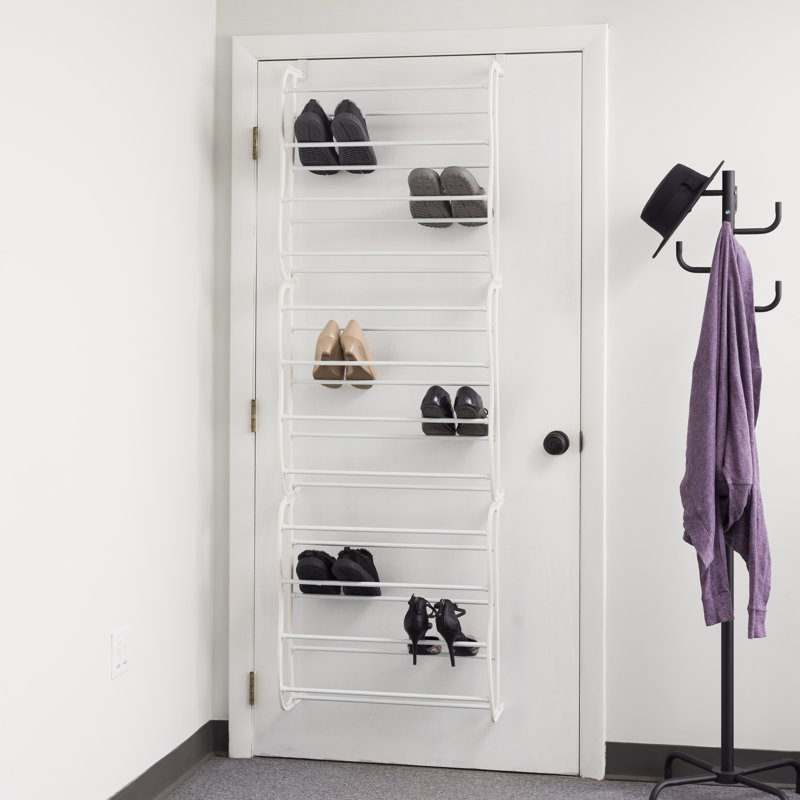 36 Pair Shoe Rack, White