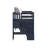 Johannes Solid Wood Twin Low Loft Bed with 3 Step-Stairway and Tent-281414490