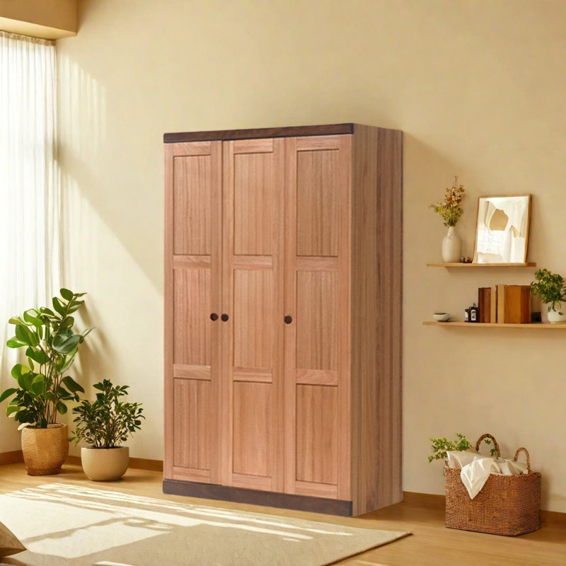 Garde-robe simple rétro, H 78,74 po x l 53,15 po x P 22,05 po