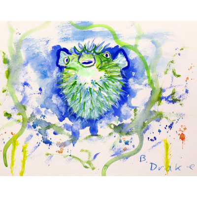 Spiney Puffer Non-Slip Doormat
