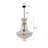 Elegant Lighting Primo 24 Inch black chandelier-52424220-52424222