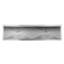 Drain de plancher en acier inoxydable 24 po x 96 po, calibre 14 avec grille de style métro et panier de vidange amovible, homologué NSF (km-ftg-2496)