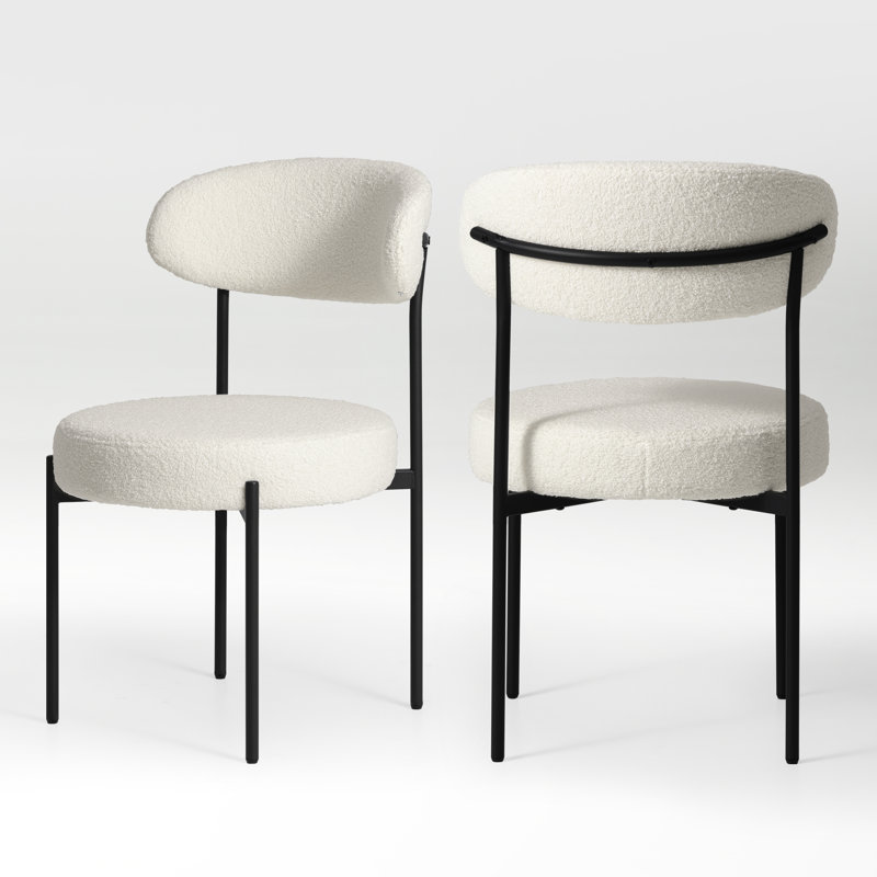Chaise d'appoint Bayville, Crème