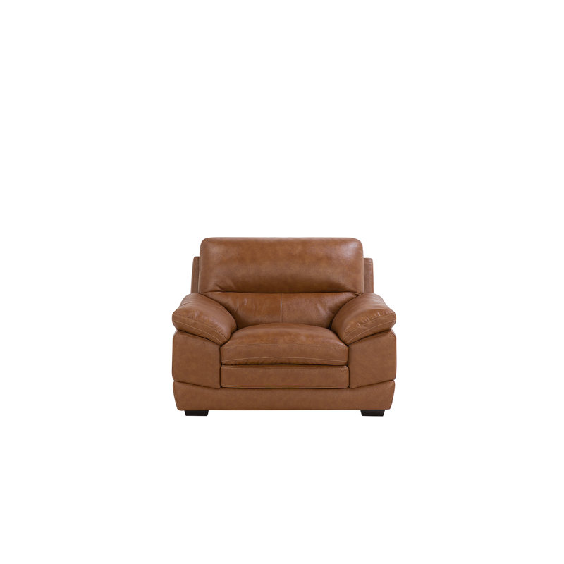 Heineman Faux Leather Armchair